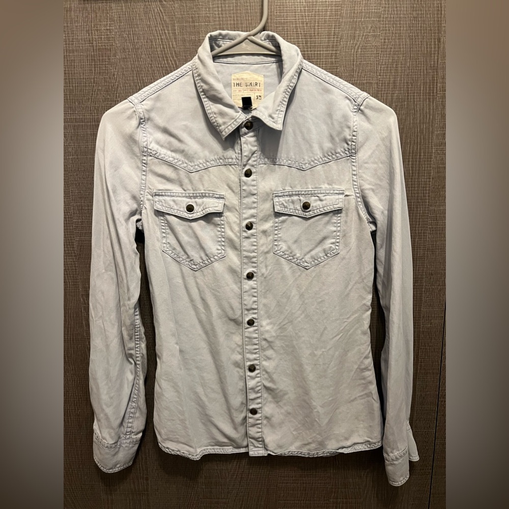 Joe’s Jeans Women’s The Shirt Light Blue Button Up Shirt size XS